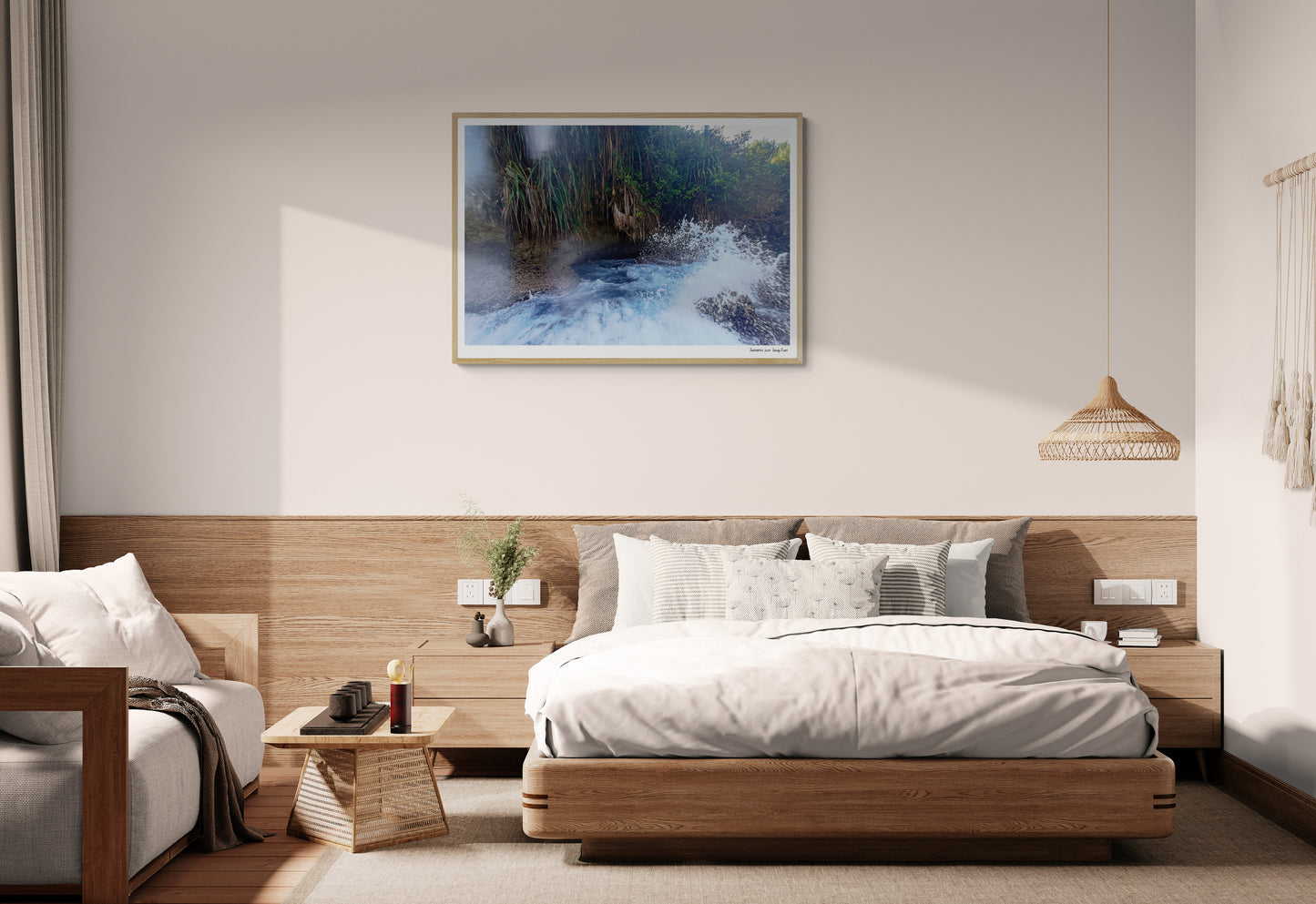 Wild sea cave | Framed & Mounted Print