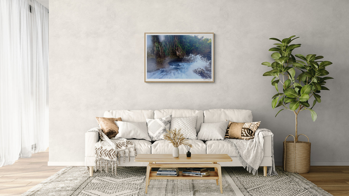 Wild sea cave | Framed & Mounted Print