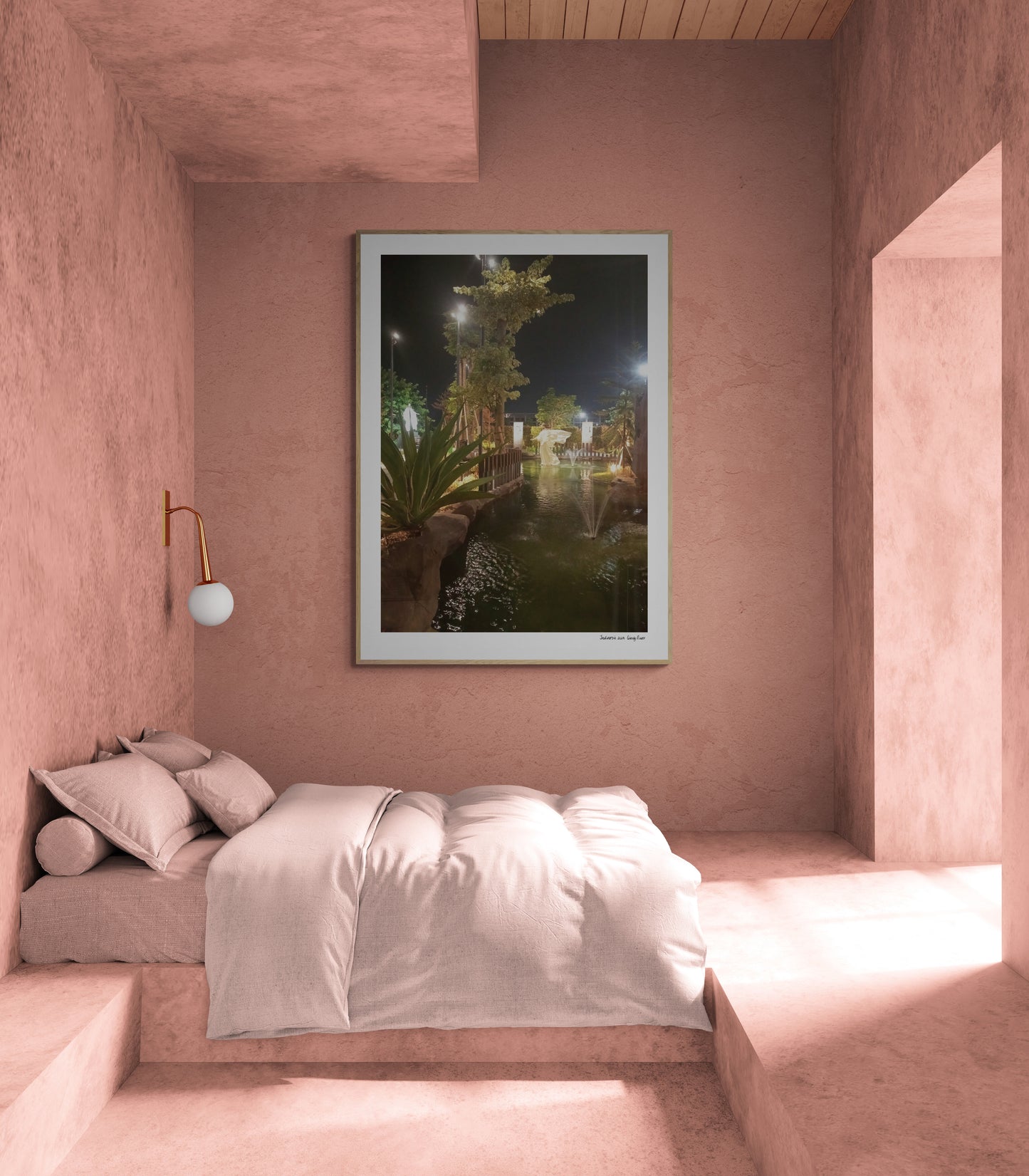 Jesus walks on water |  Framed & Mounted Print