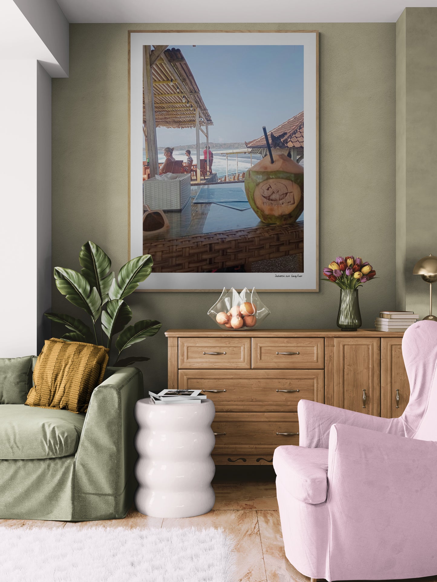 Coconut |  Framed & Mounted Print