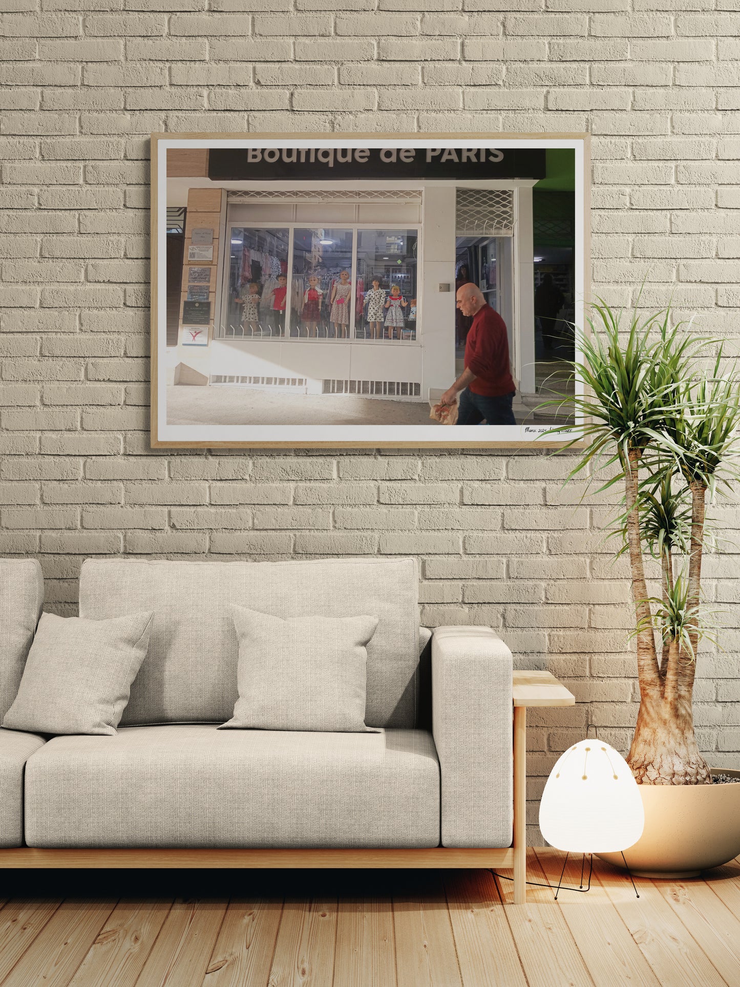 Boutique Paris | Framed & Mounted Print