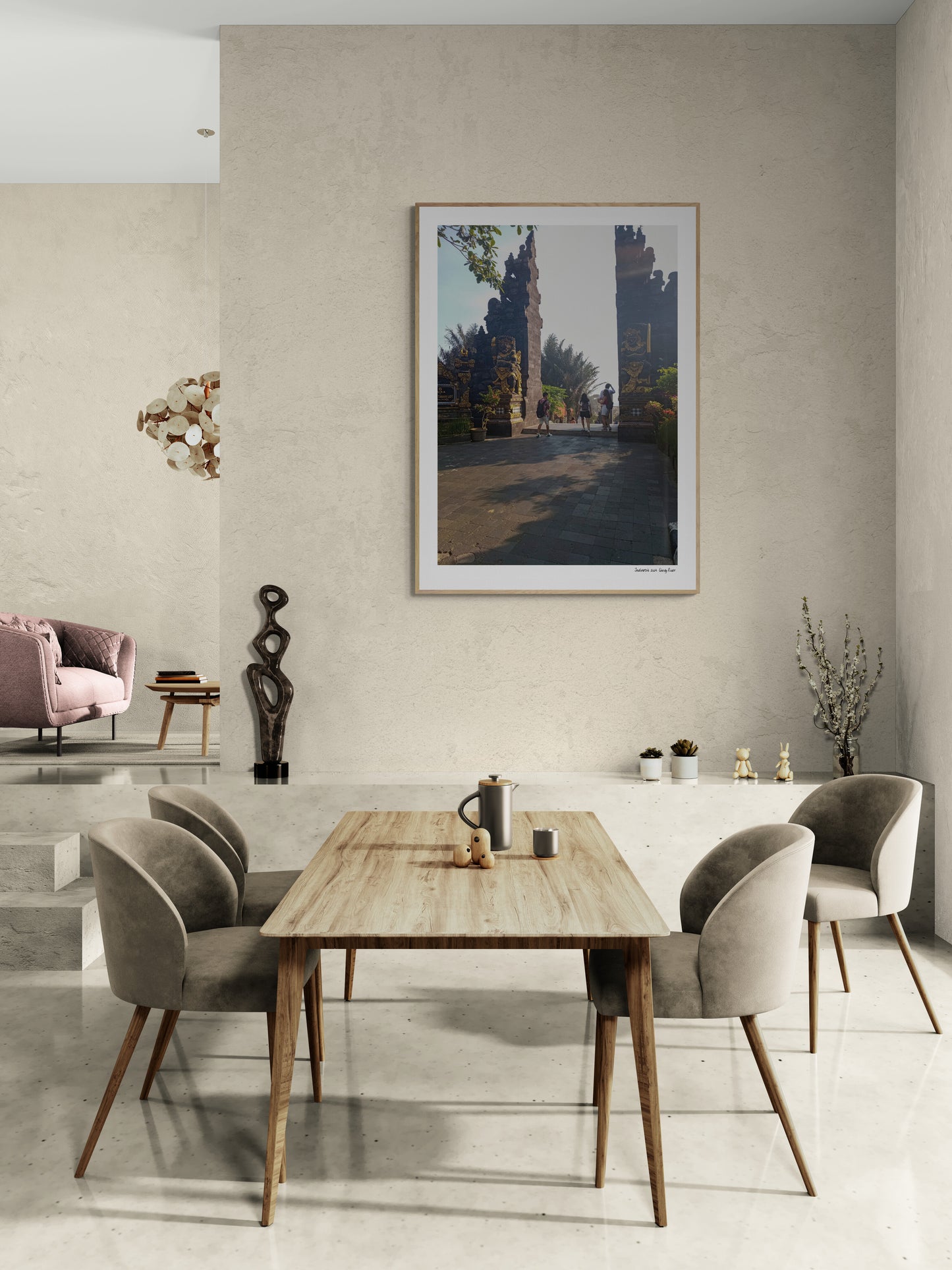 Temple gate |  Framed & Mounted Print