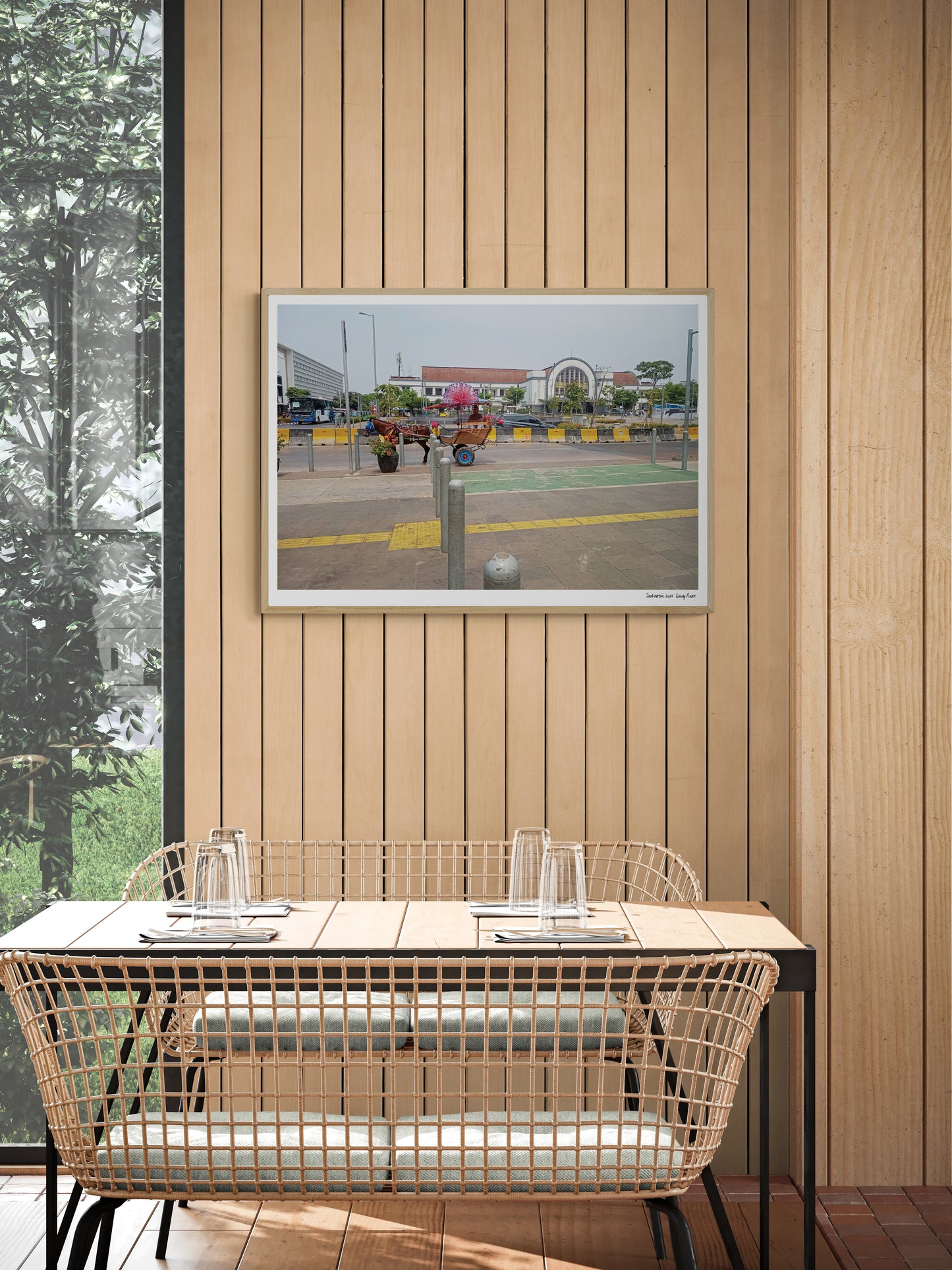 Traditional wagon |  Framed & Mounted Print