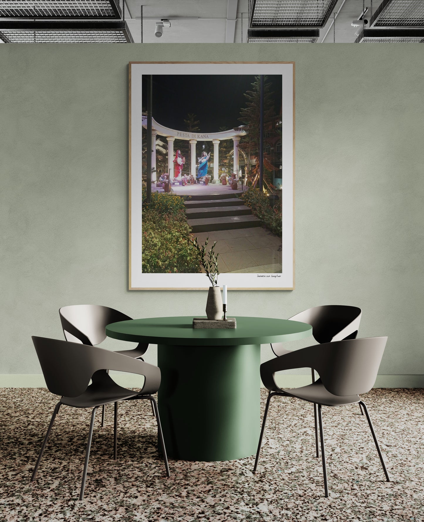 Mary and Angel |  Framed & Mounted Print