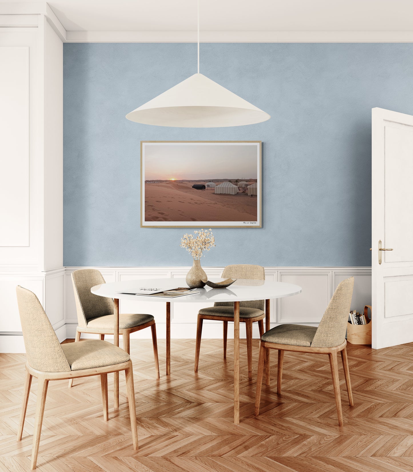 Sahara sunset |  Framed & Mounted Print