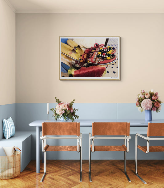 Traditional shoes | Framed & Mounted Print