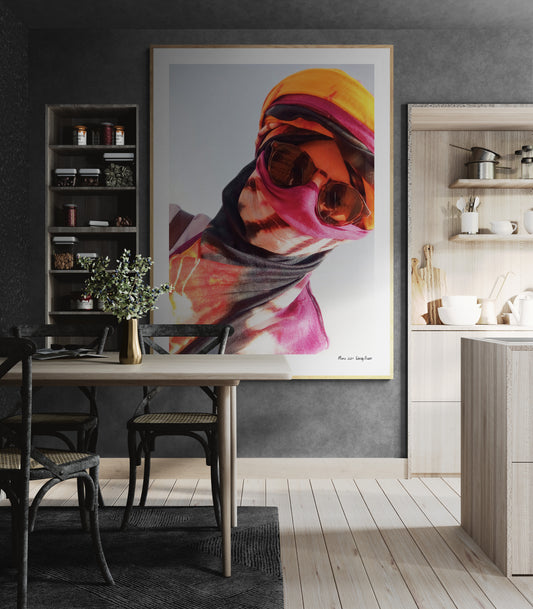 Self portrait | Framed & Mounted Print