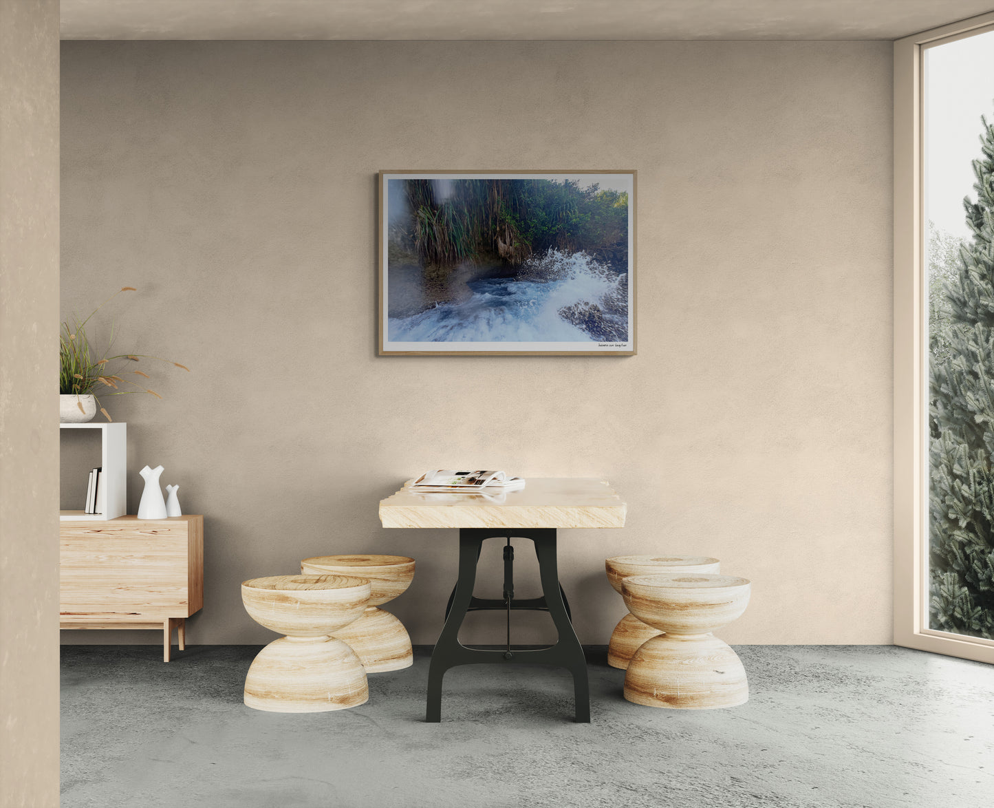 Wild sea cave | Framed & Mounted Print