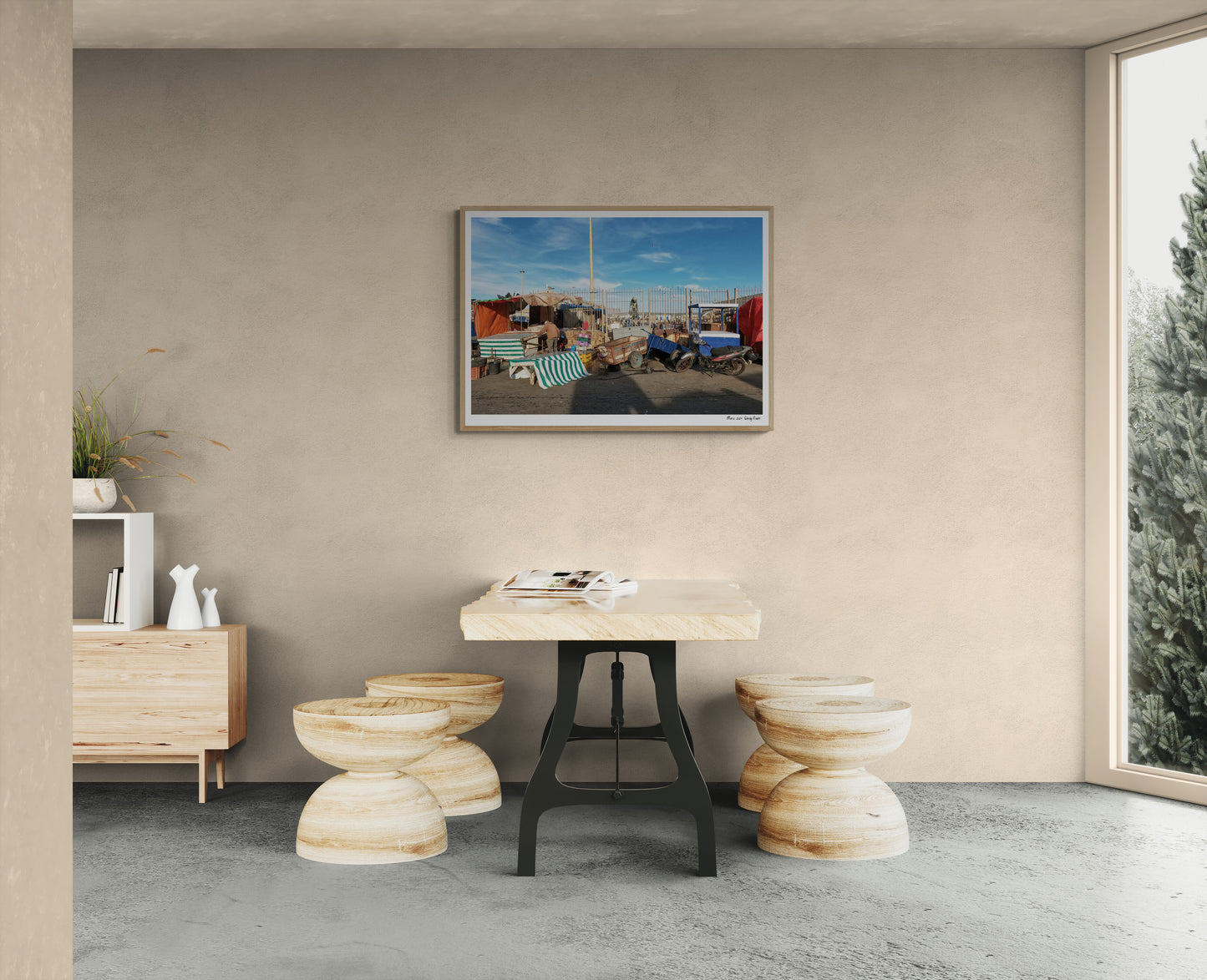 Harbour Market |  Framed & Mounted Print