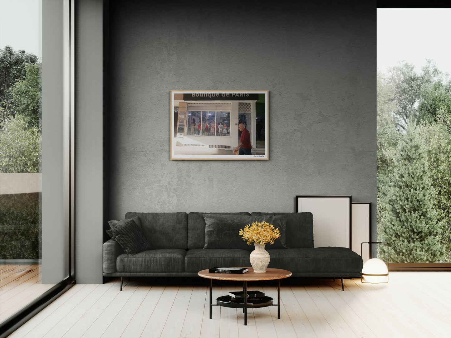 Boutique Paris | Framed & Mounted Print