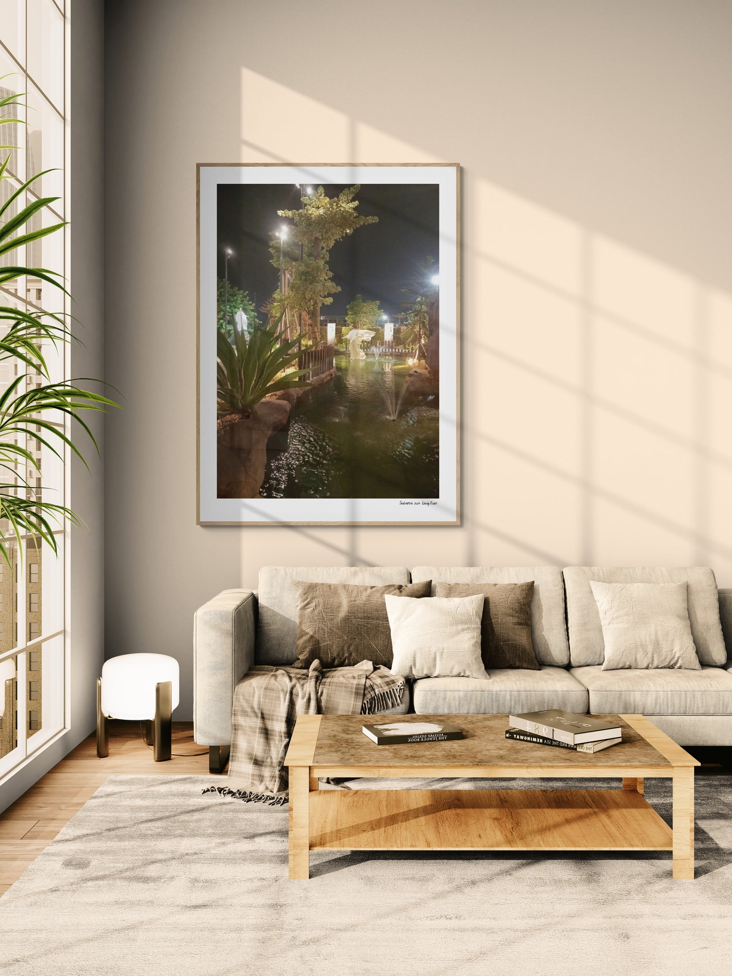 Jesus walks on water |  Framed & Mounted Print
