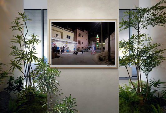 Night shop | Framed & Mounted Print