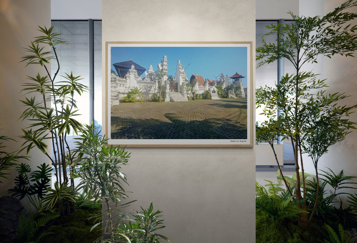 White temple |  Framed & Mounted Print