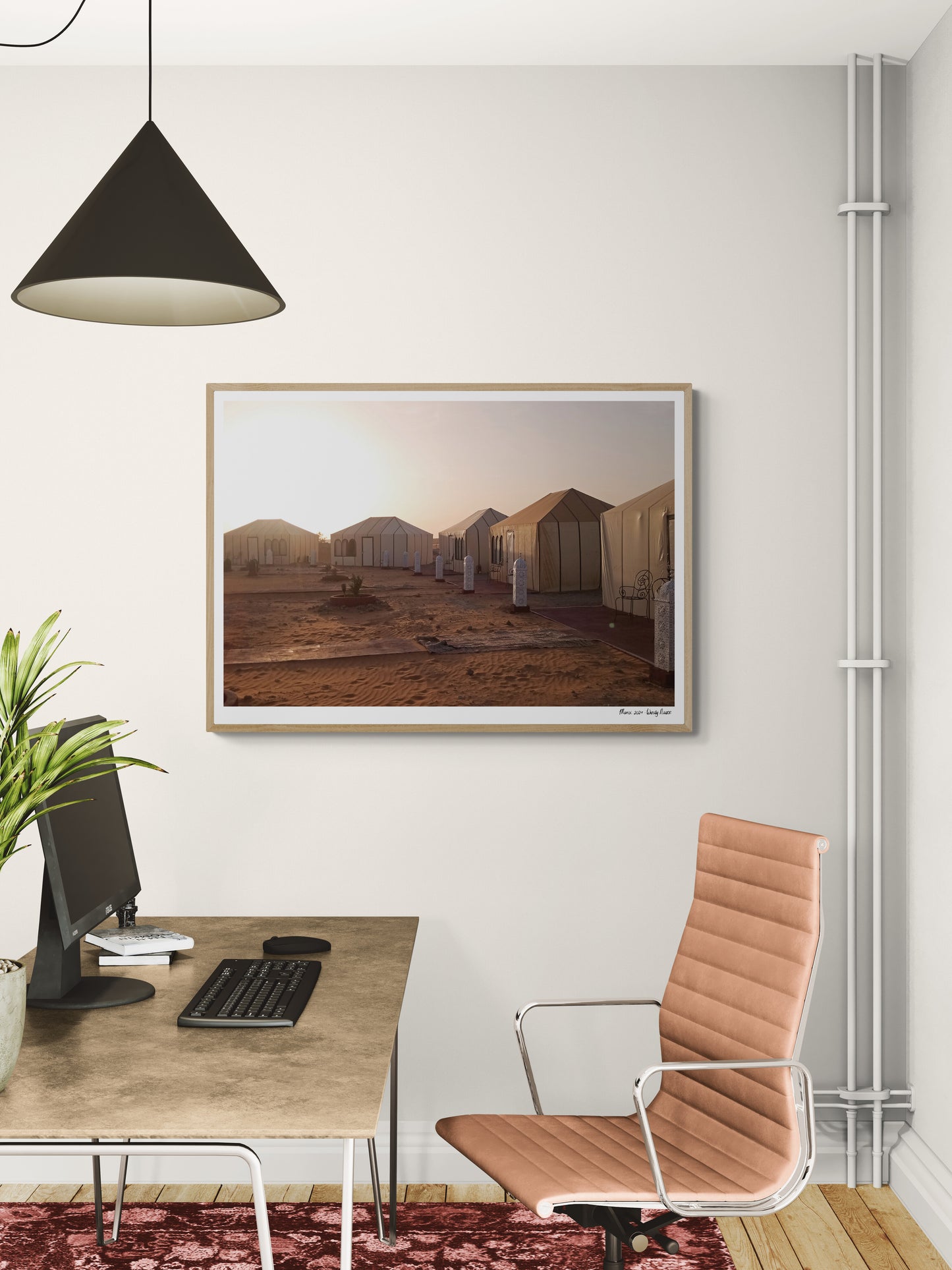 Sahari Camp | Framed & Mounted Print