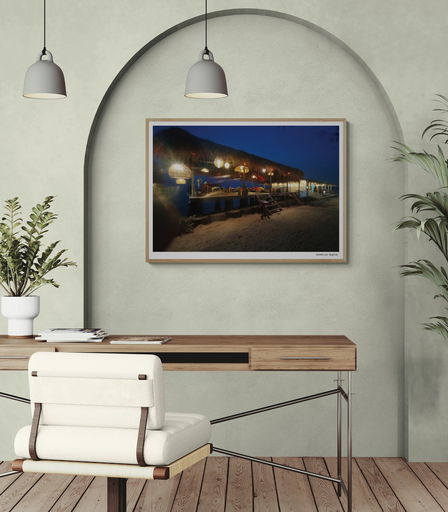 Night bar |  Framed & Mounted Print