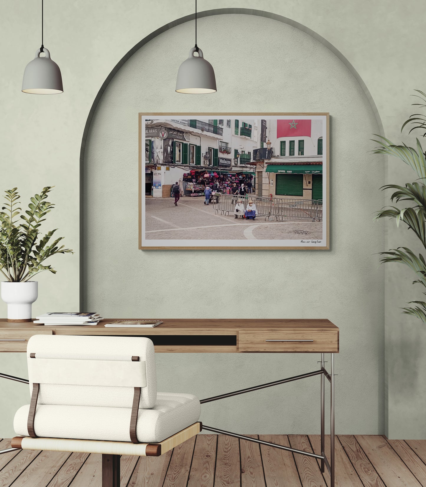 Women sitting | Framed & Mounted Print