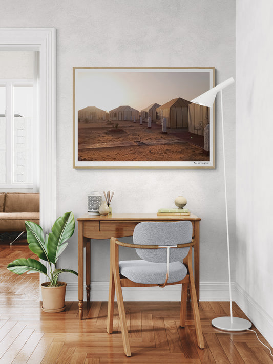 Sahari Camp | Framed & Mounted Print