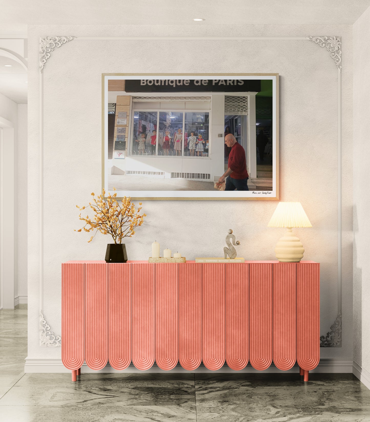 Boutique Paris | Framed & Mounted Print