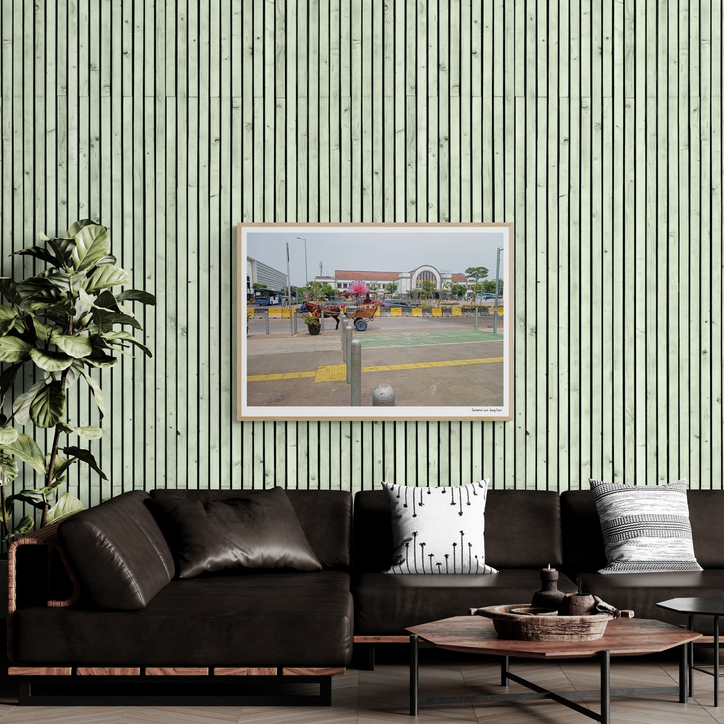 Traditional wagon |  Framed & Mounted Print