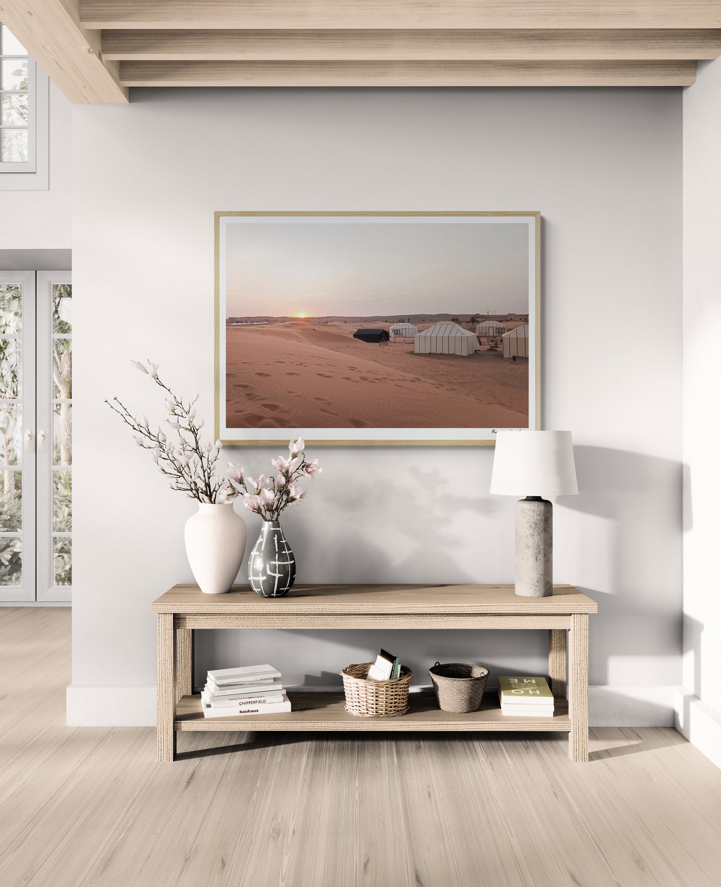 Sahara sunset |  Framed & Mounted Print