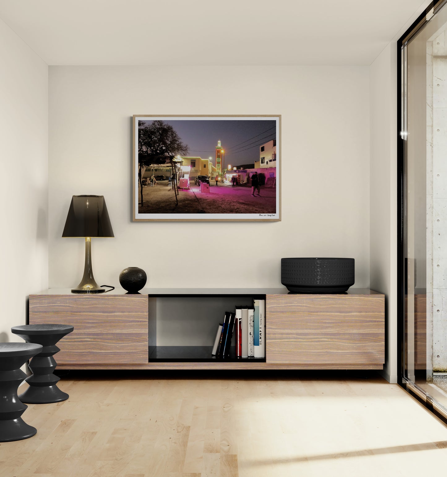 Mosque by night |  Framed & Mounted Print