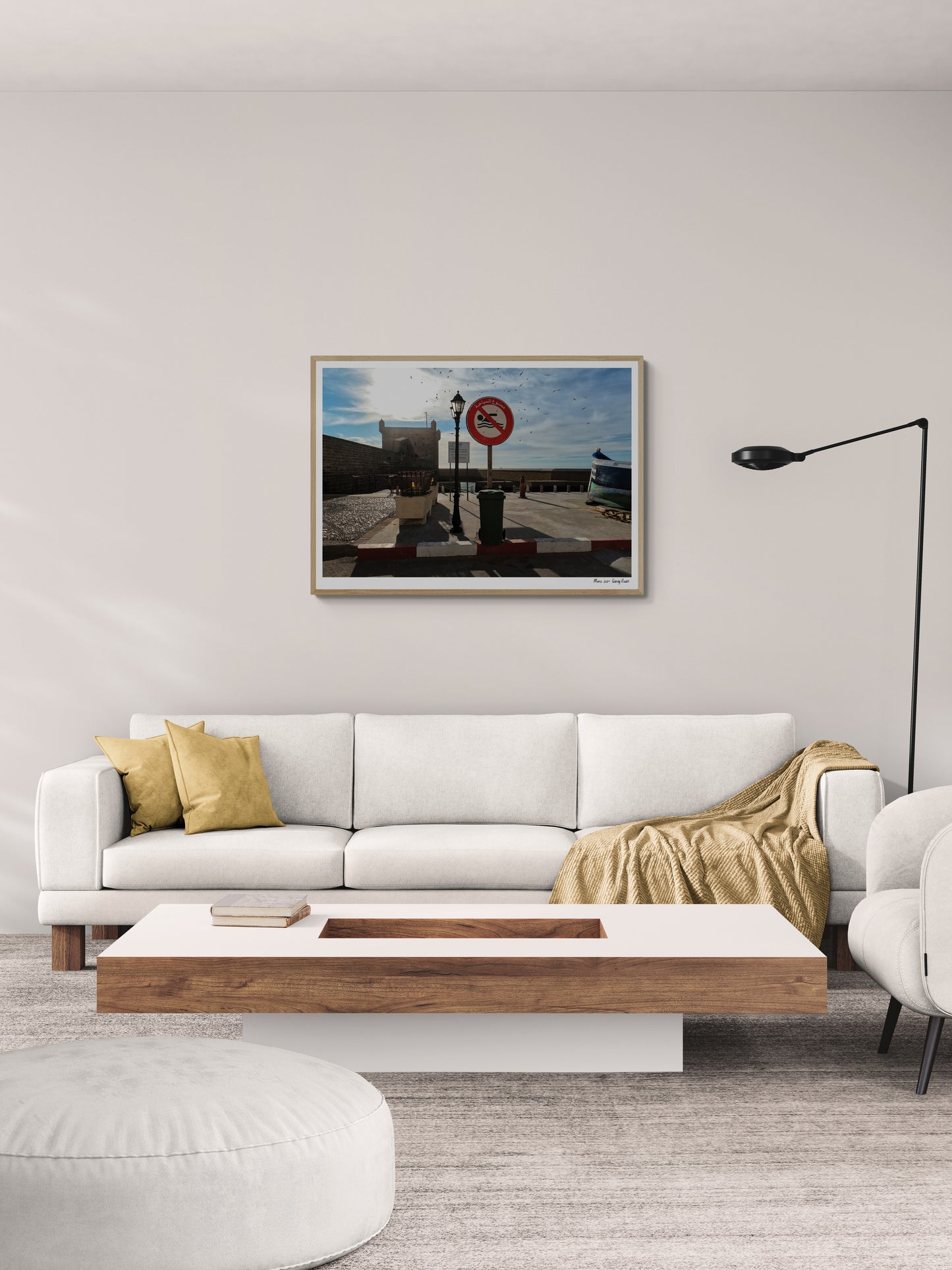 No Swimming |  Framed & Mounted Print