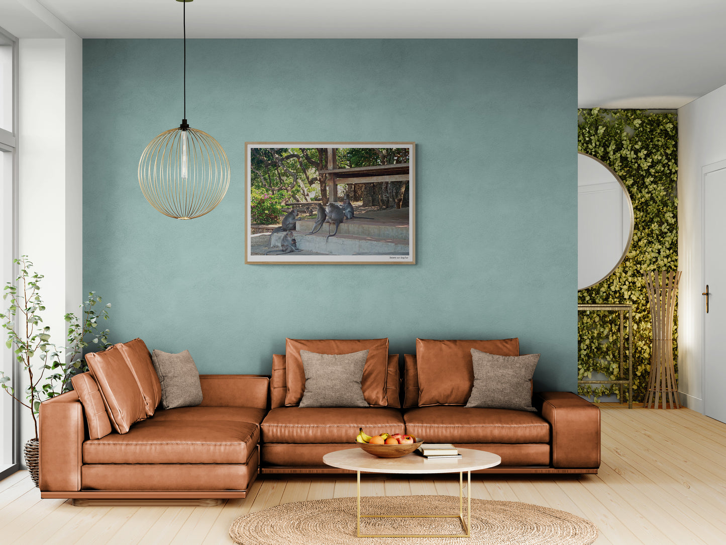 Monkey family |  Framed & Mounted Print