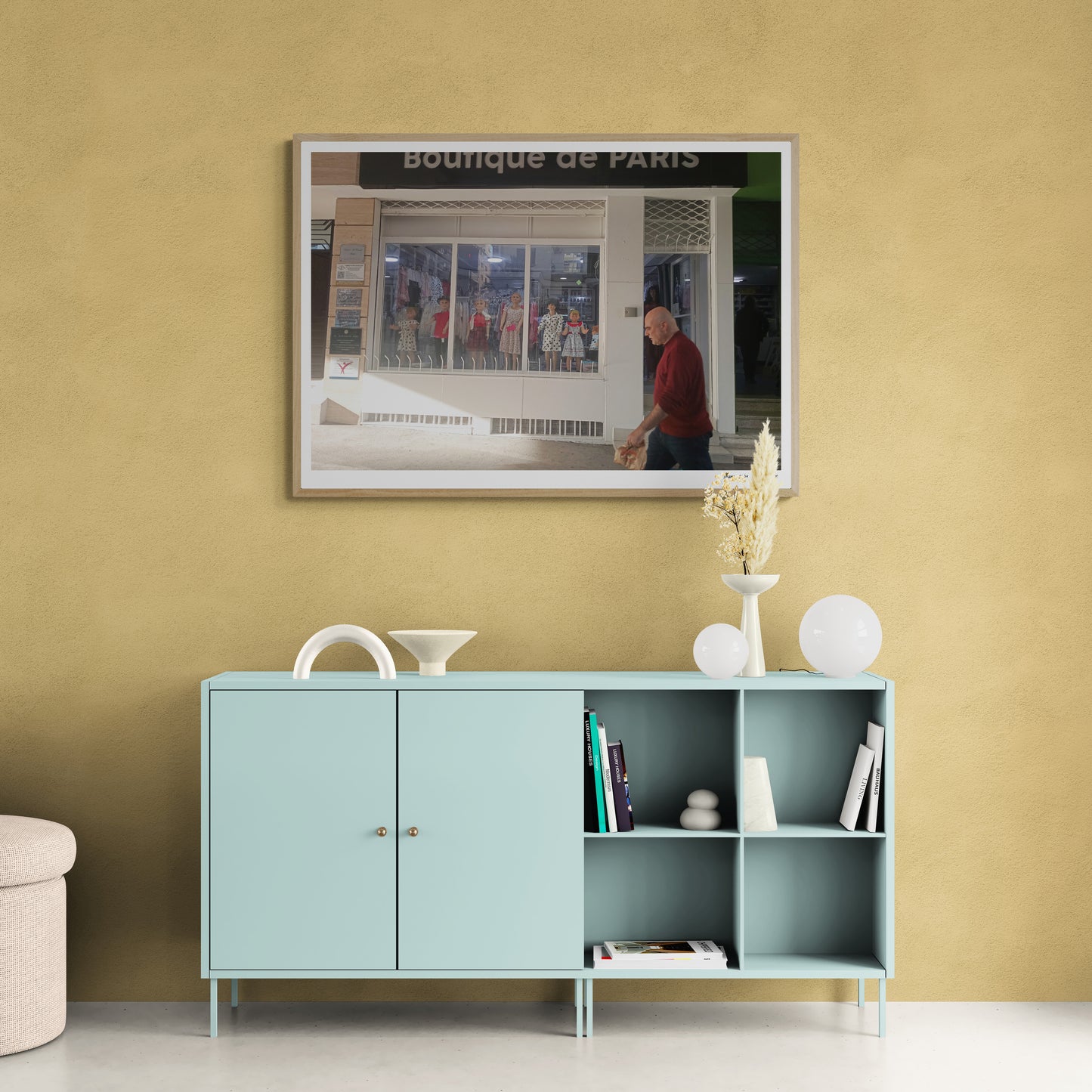 Boutique Paris | Framed & Mounted Print