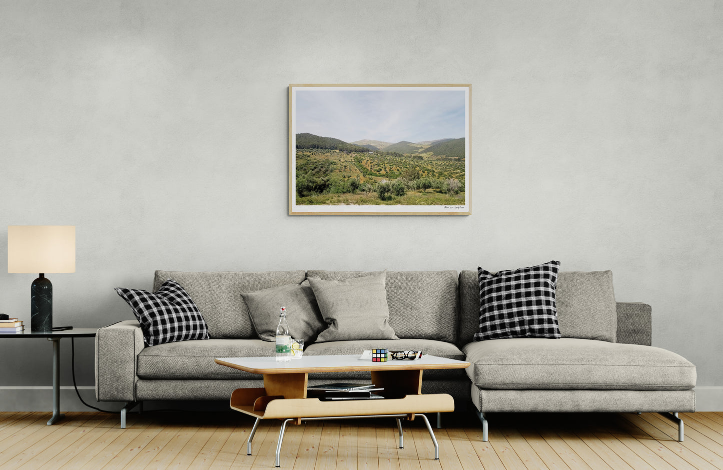 Landscape North | Framed & Mounted Print