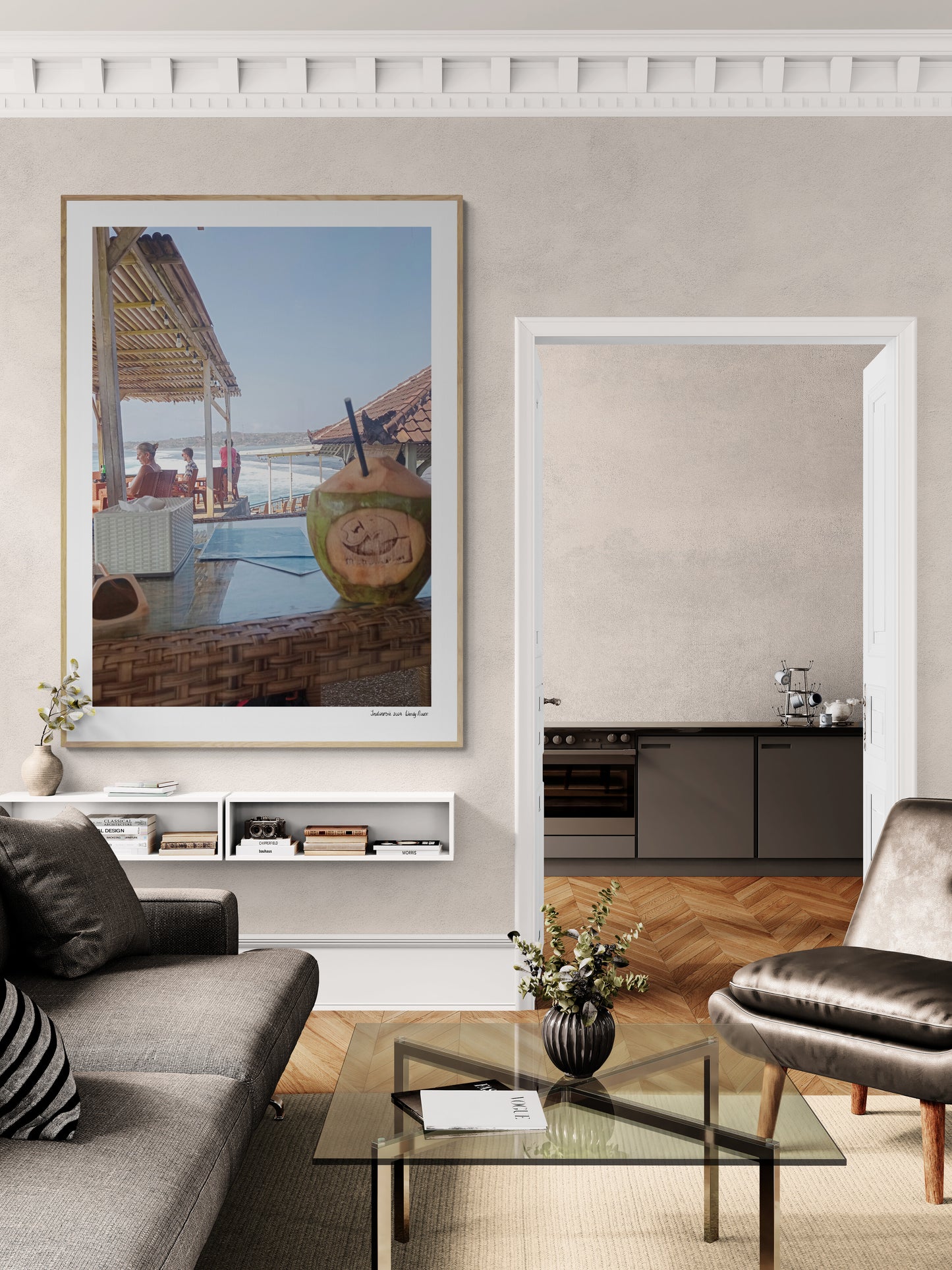 Coconut |  Framed & Mounted Print