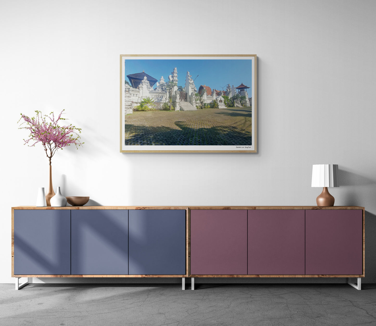 White temple |  Framed & Mounted Print