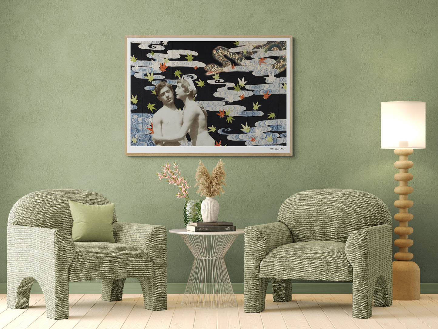 Whispering | Framed & Mounted Print