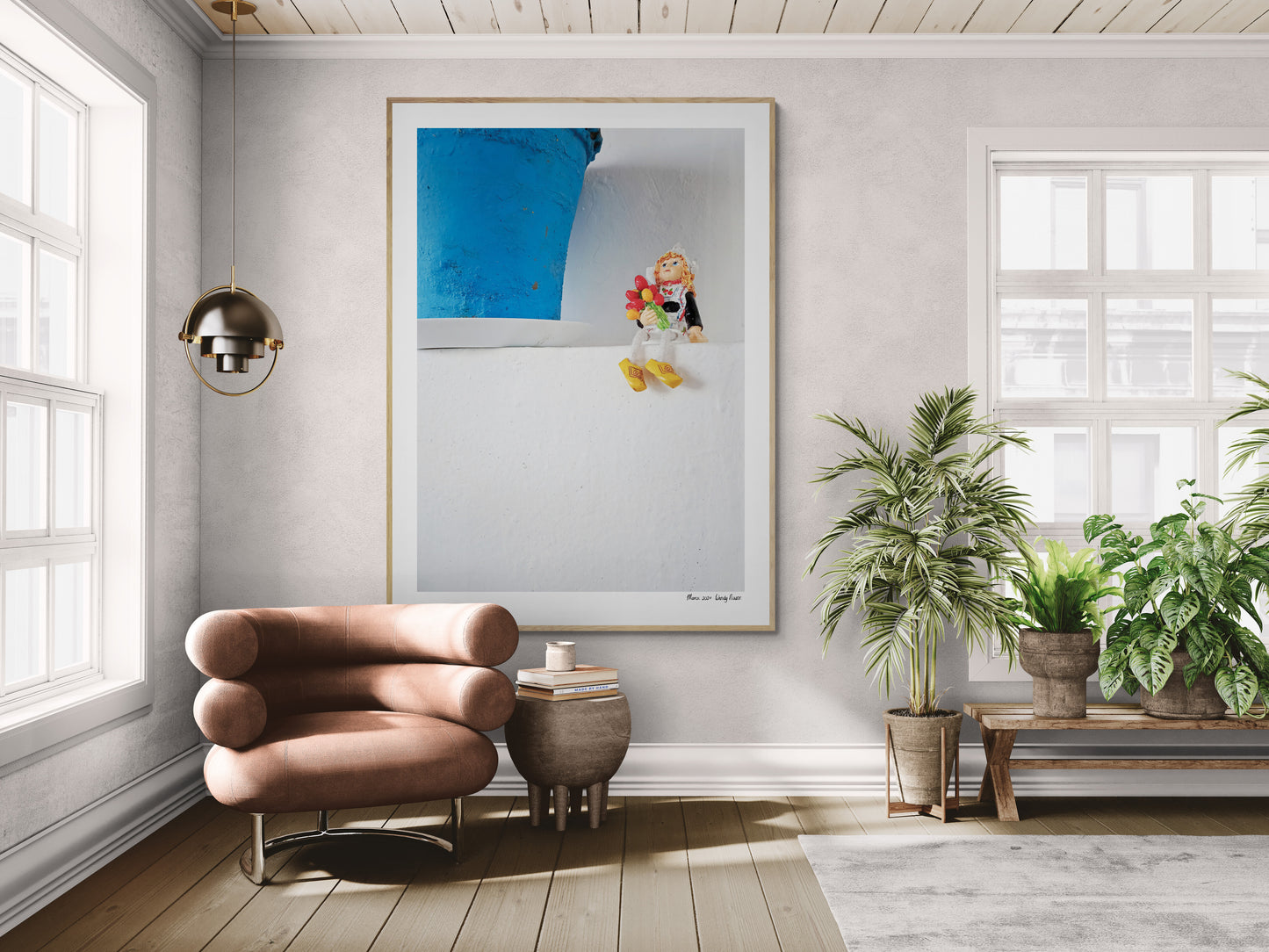 Holland in Chefchouen | Framed & Mounted Print