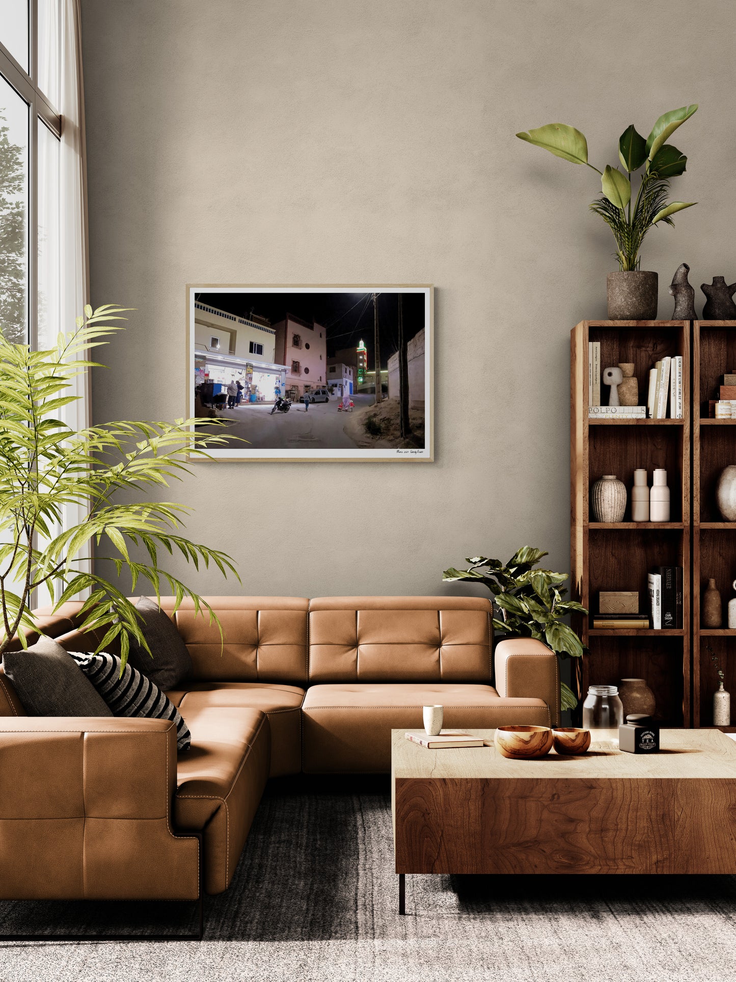 Night shop |  Framed & Mounted Print