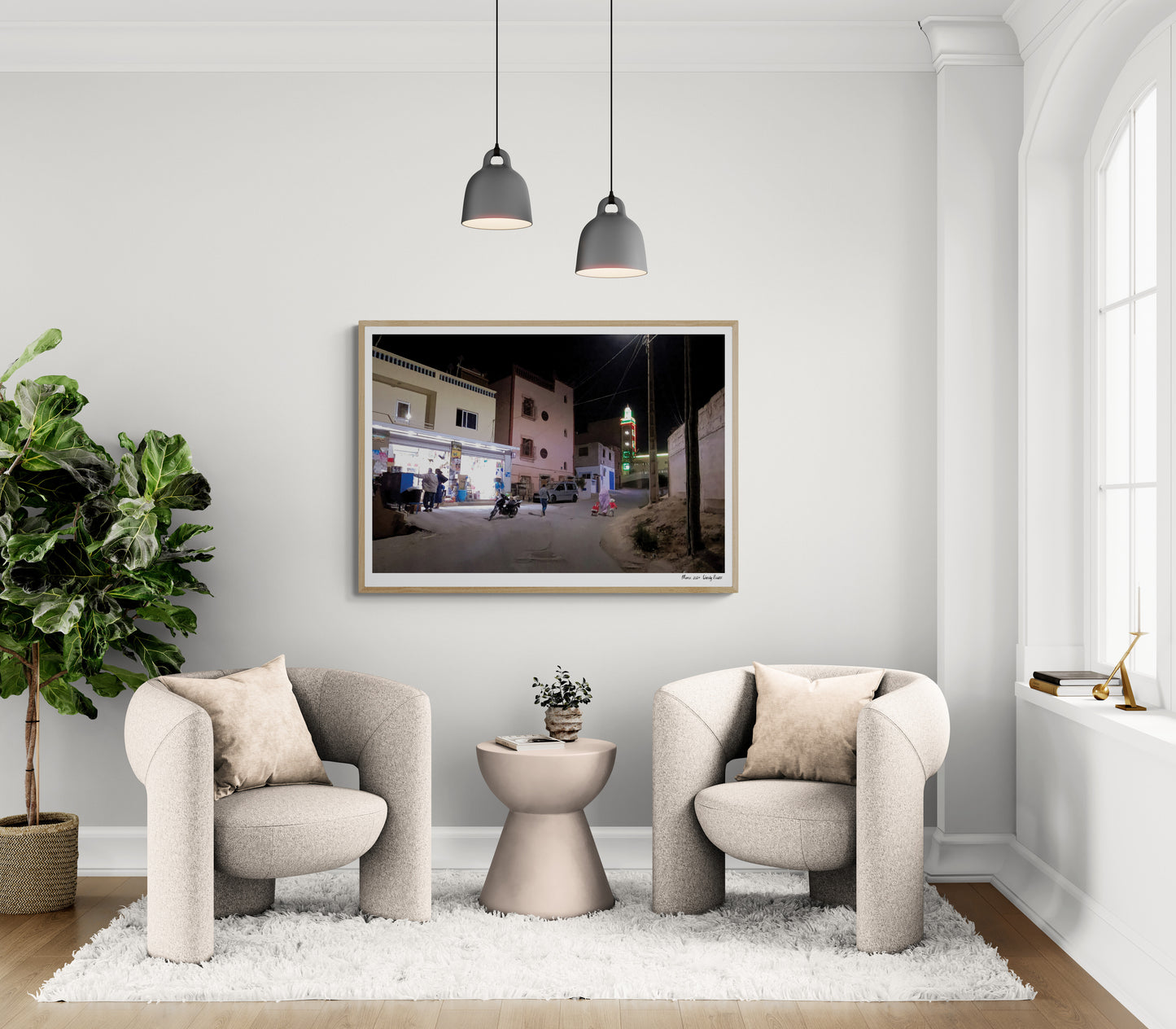 Night shop |  Framed & Mounted Print