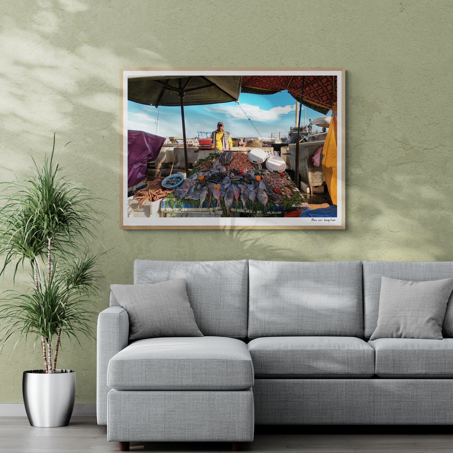 Fish Market | Framed & Mounted Print