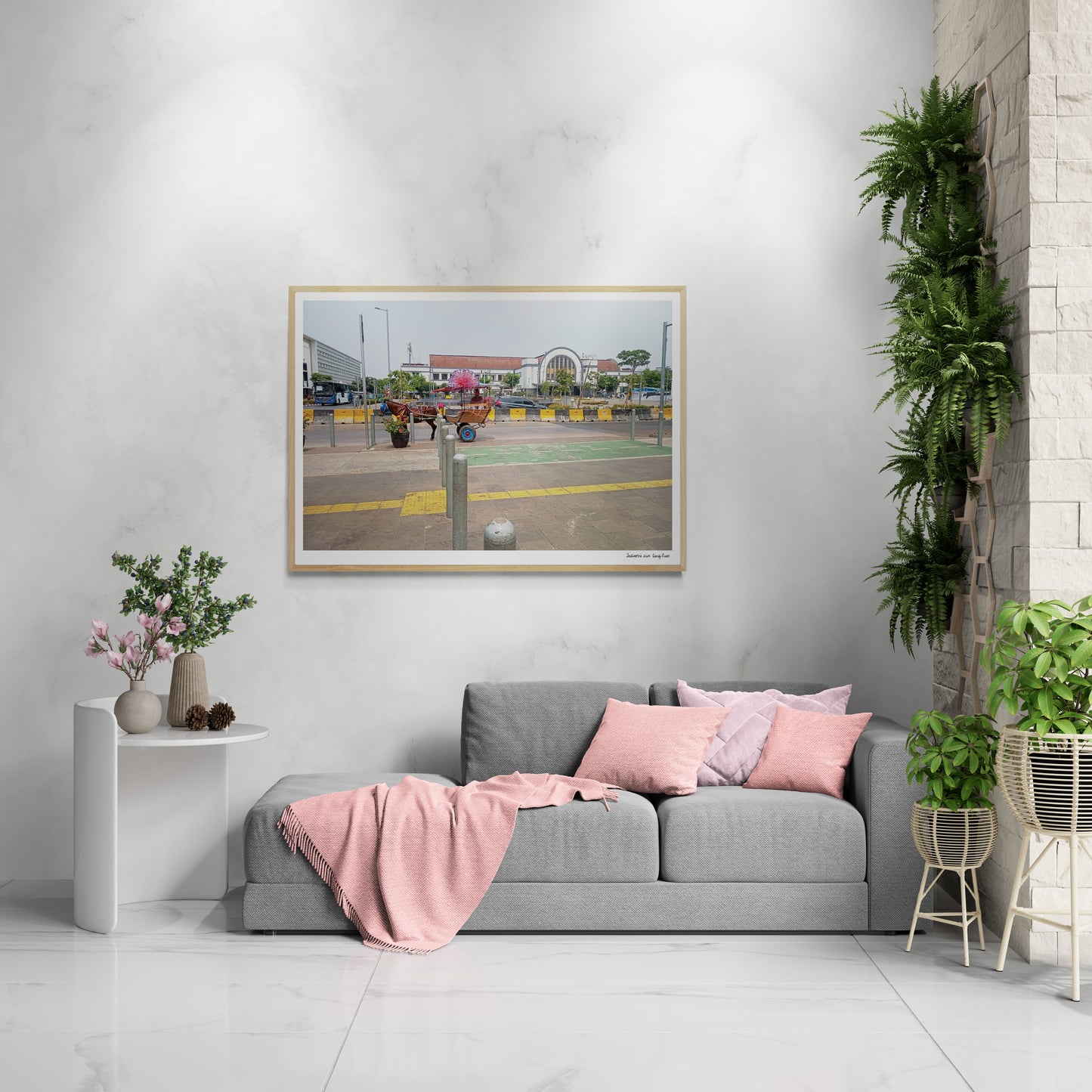 Traditional wagon |  Framed & Mounted Print