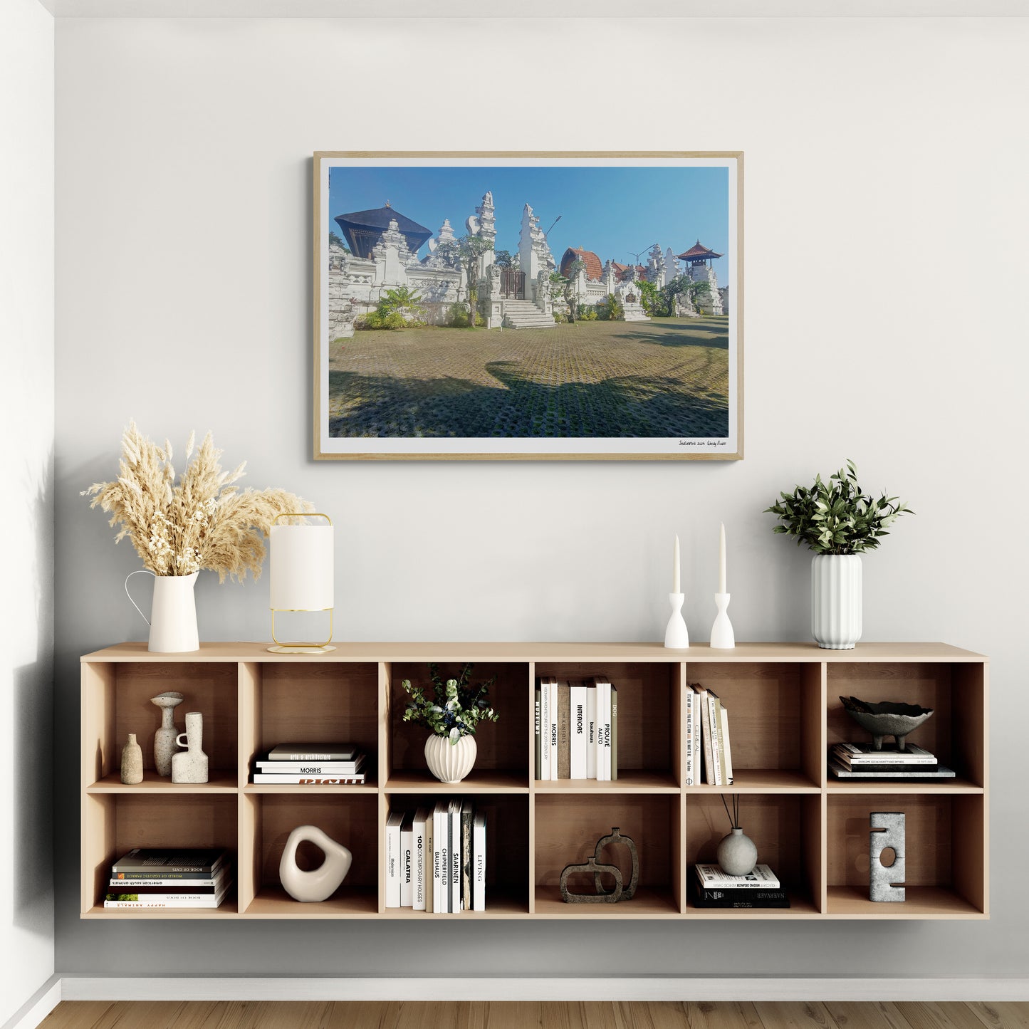 White temple |  Framed & Mounted Print