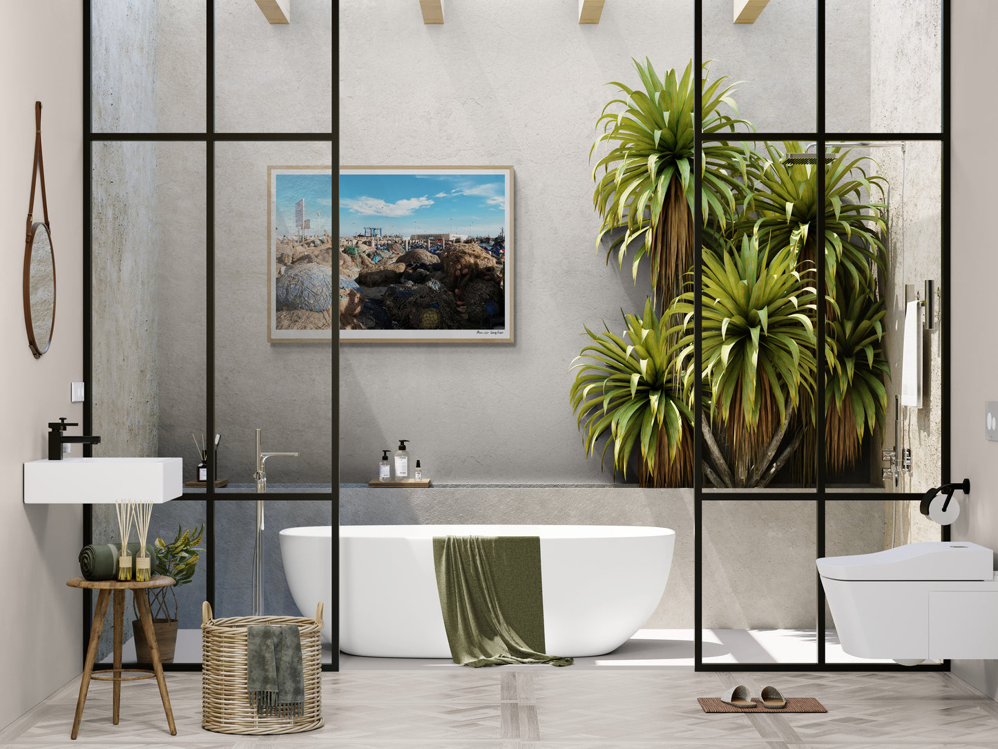 Harbour |  Framed & Mounted Print