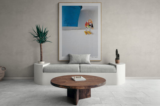 Holland in Chefchouen | Framed & Mounted Print