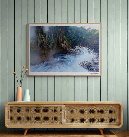 Wild sea cave | Framed & Mounted Print