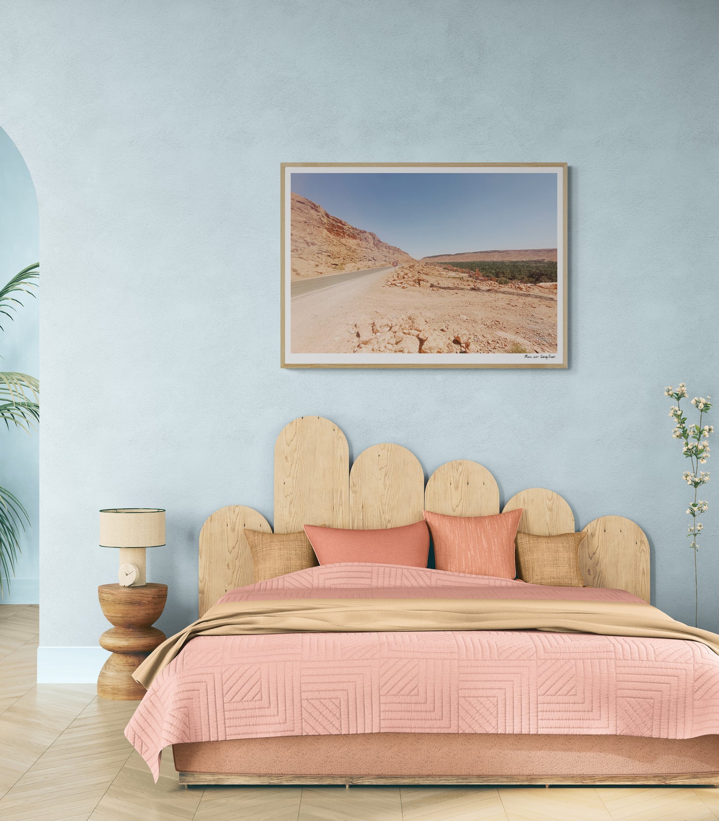 Desert road | Framed & Mounted Print