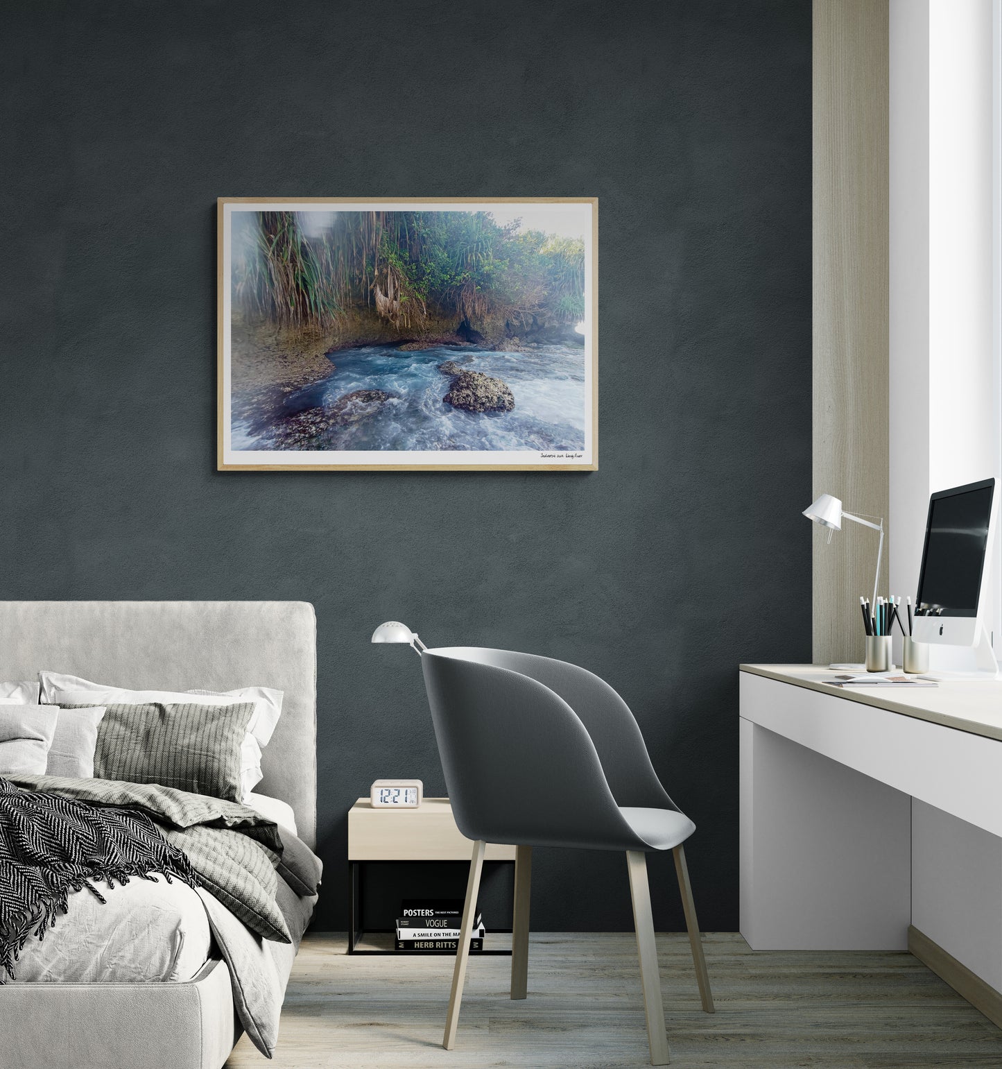 Sea cave | Framed & Mounted Print