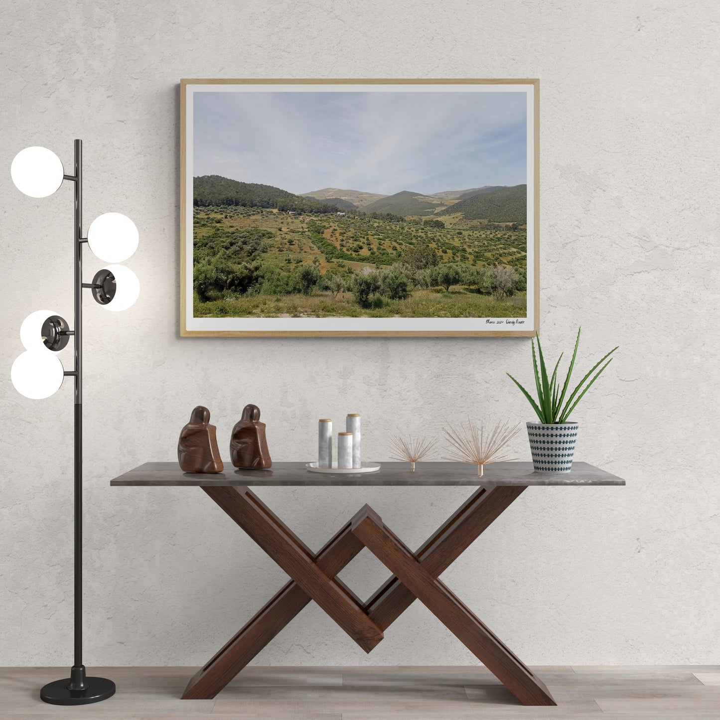 Landscape North | Framed & Mounted Print