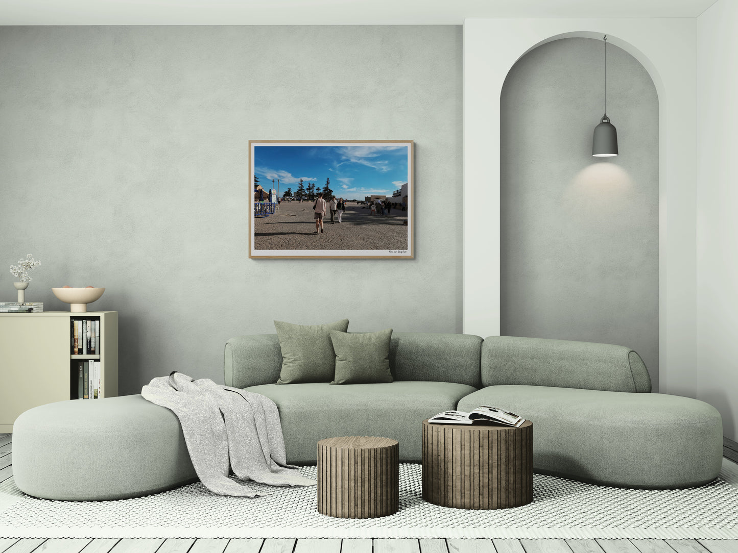 Square Essaouira |  Framed & Mounted Print