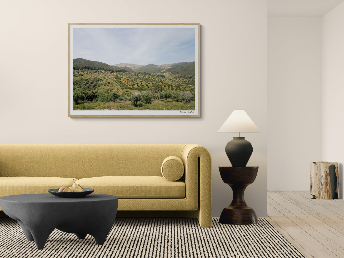 Landscape North | Framed & Mounted Print