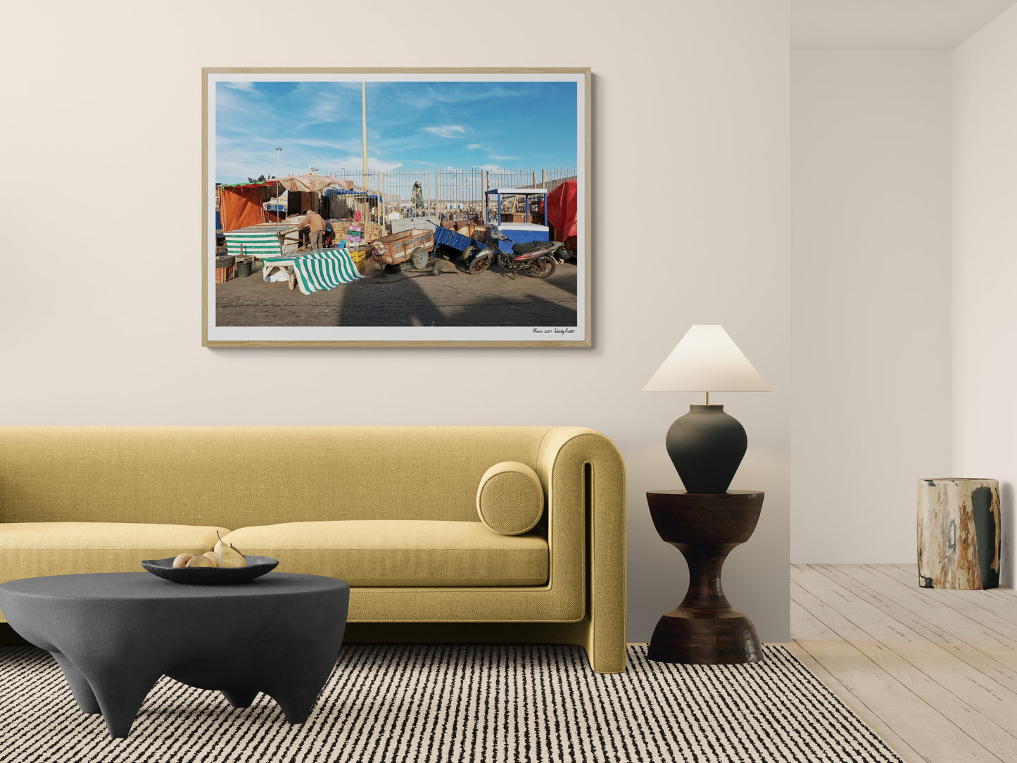 Harbour Market |  Framed & Mounted Print