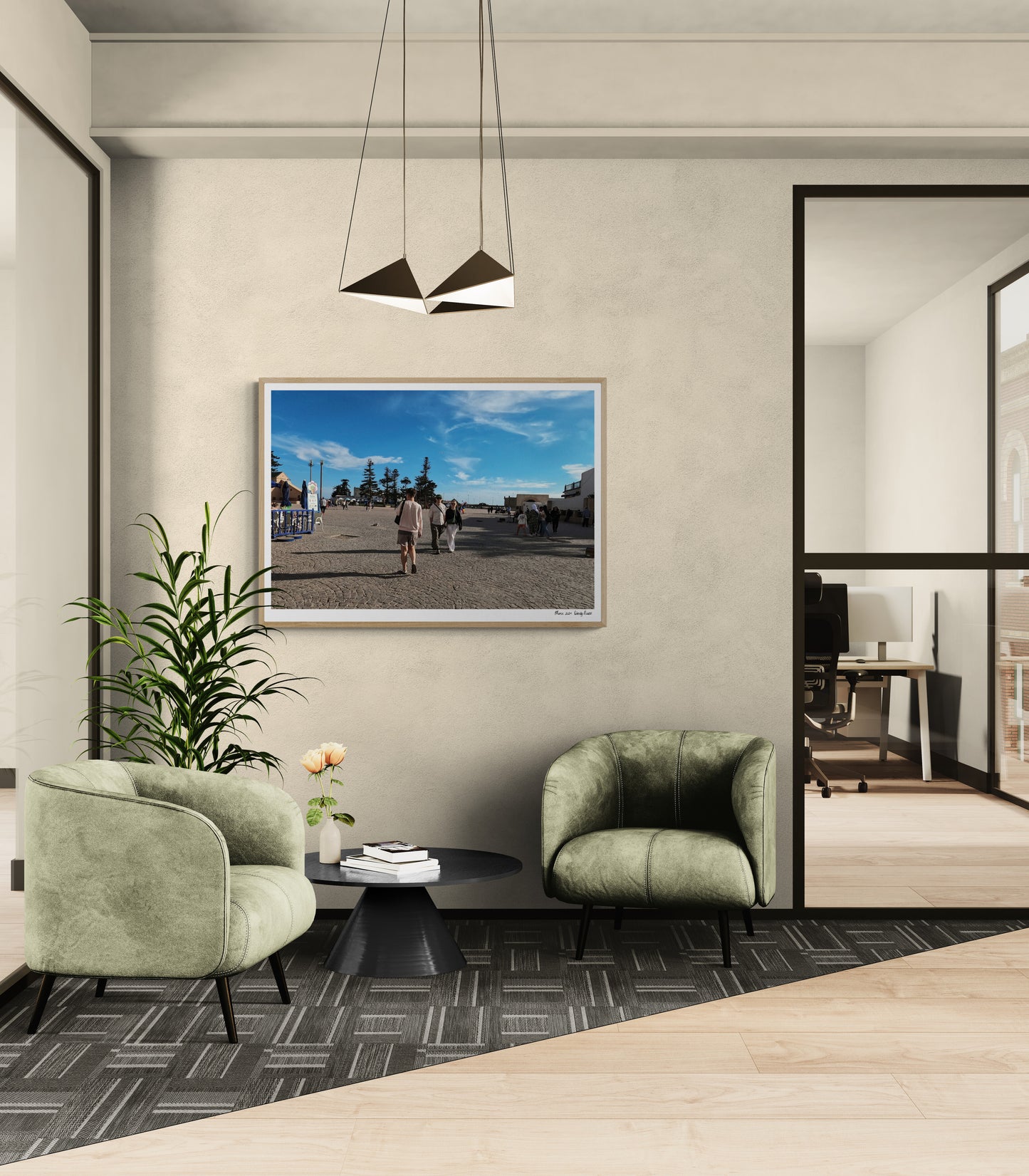 Square Essaouira |  Framed & Mounted Print