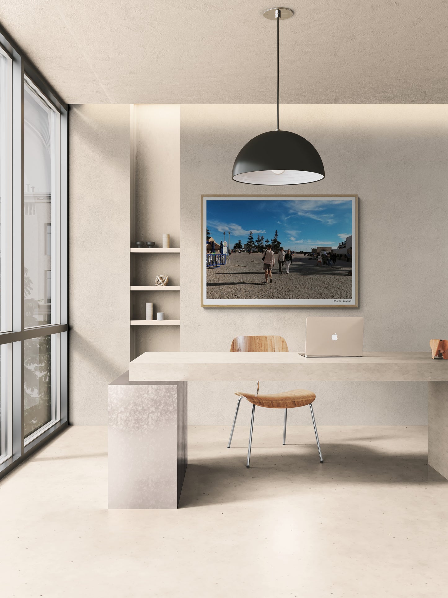 Square Essaouira |  Framed & Mounted Print