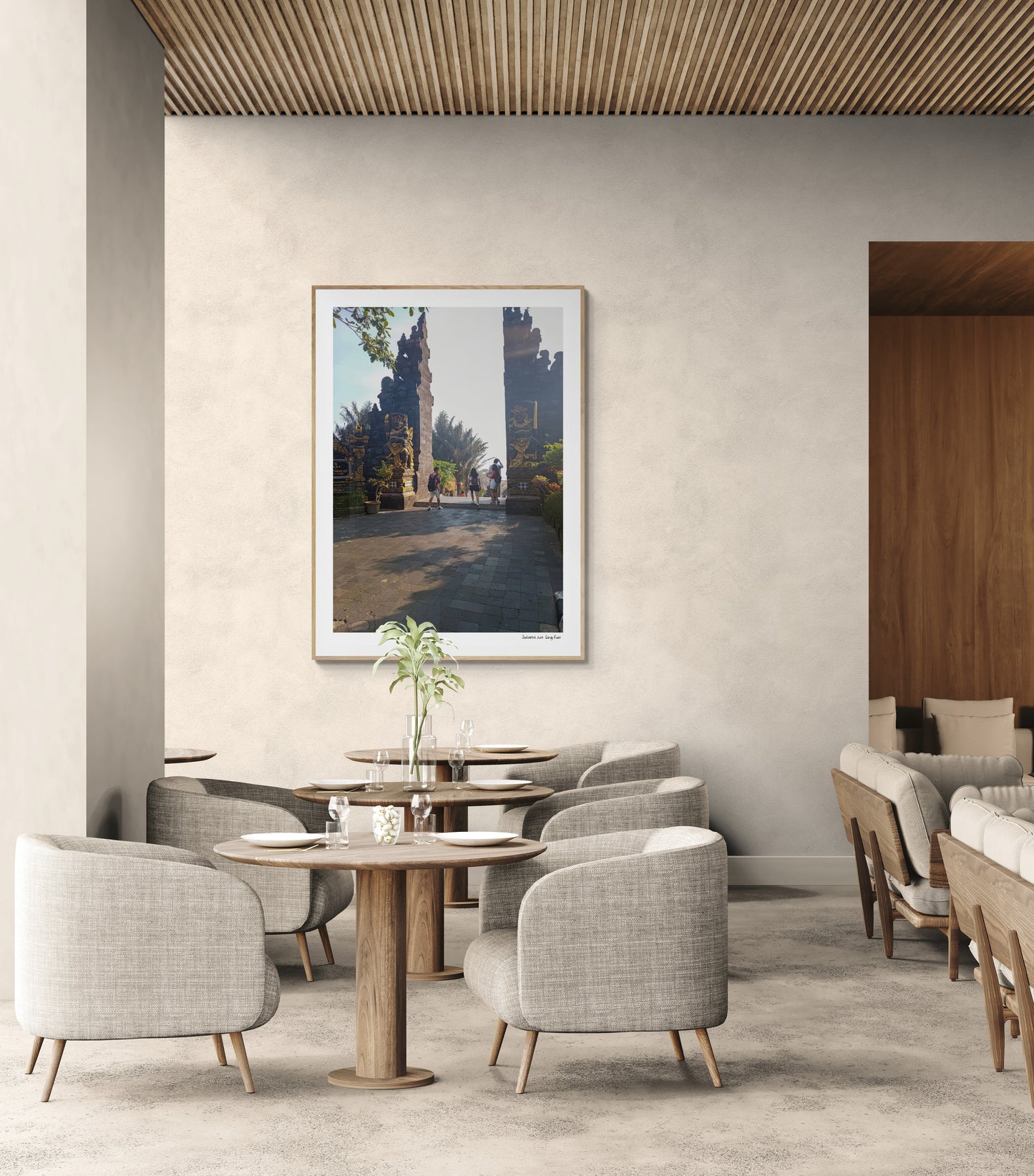 Temple gate |  Framed & Mounted Print